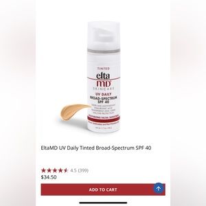 Elta MD Skincare tinted SPF40 facial sunscreen